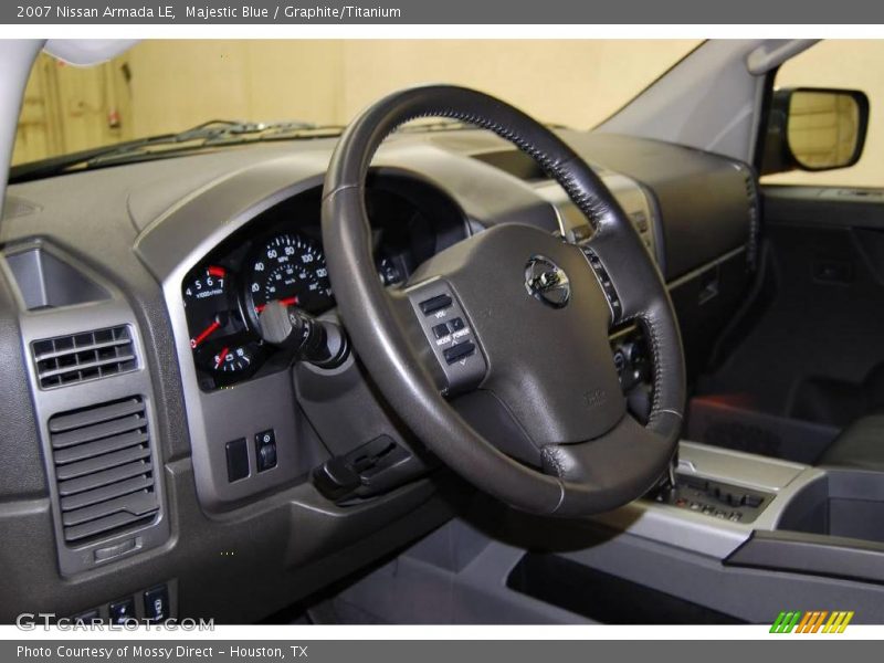 Majestic Blue / Graphite/Titanium 2007 Nissan Armada LE