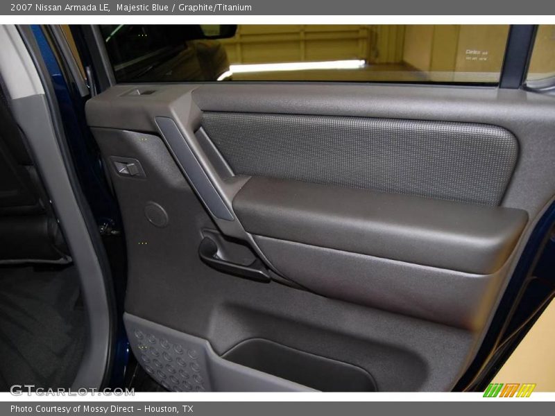 Majestic Blue / Graphite/Titanium 2007 Nissan Armada LE