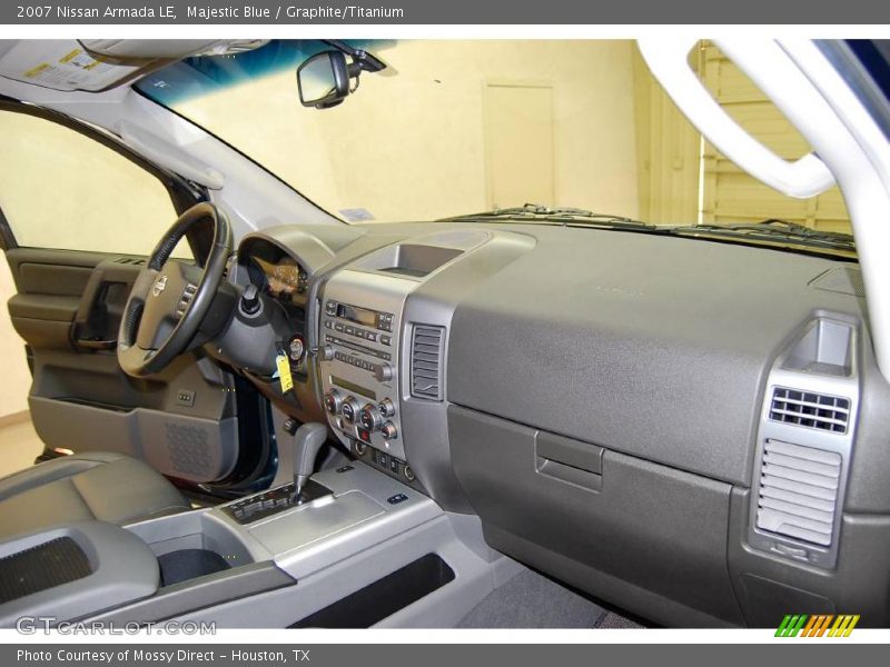 Majestic Blue / Graphite/Titanium 2007 Nissan Armada LE