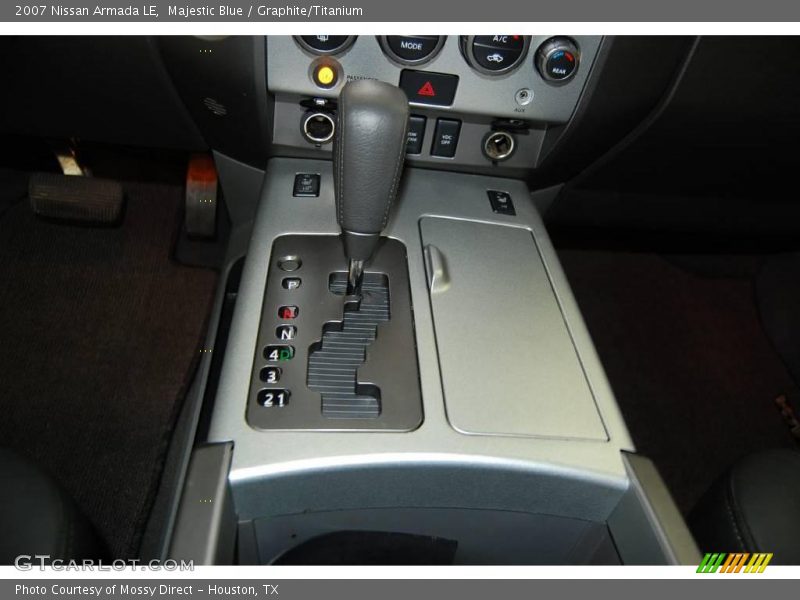 Majestic Blue / Graphite/Titanium 2007 Nissan Armada LE