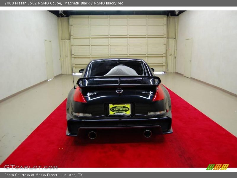 Magnetic Black / NISMO Black/Red 2008 Nissan 350Z NISMO Coupe