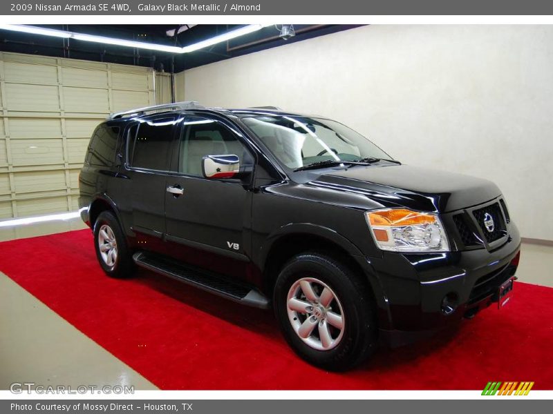 Galaxy Black Metallic / Almond 2009 Nissan Armada SE 4WD