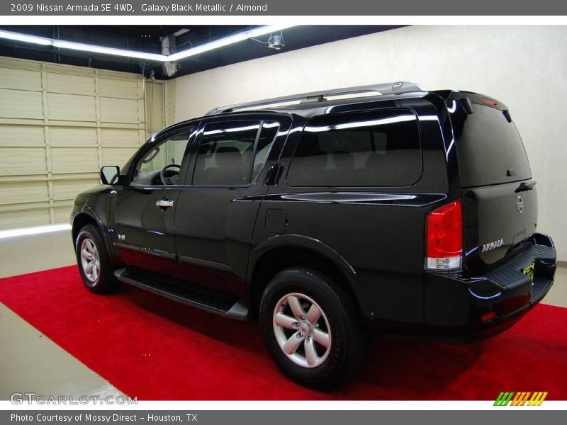 Galaxy Black Metallic / Almond 2009 Nissan Armada SE 4WD