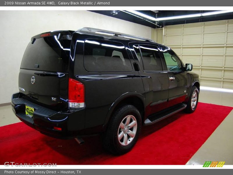 Galaxy Black Metallic / Almond 2009 Nissan Armada SE 4WD