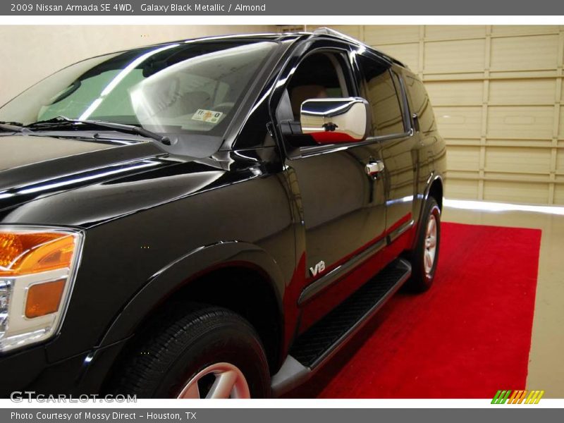 Galaxy Black Metallic / Almond 2009 Nissan Armada SE 4WD