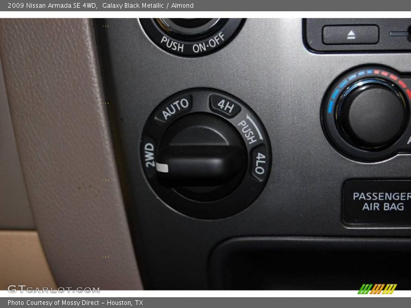 Galaxy Black Metallic / Almond 2009 Nissan Armada SE 4WD
