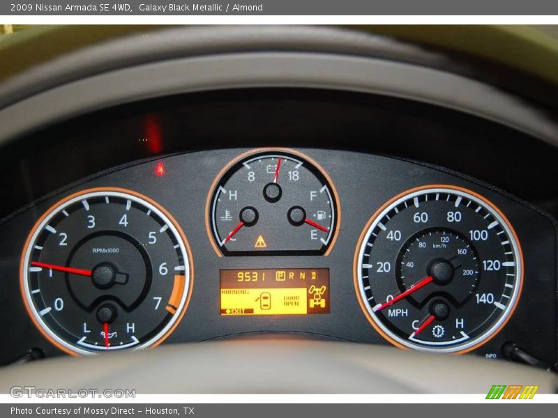 Galaxy Black Metallic / Almond 2009 Nissan Armada SE 4WD