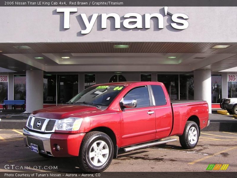 Red Brawn / Graphite/Titanium 2006 Nissan Titan LE King Cab 4x4
