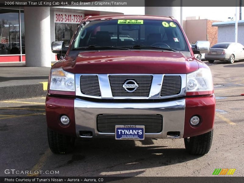 Red Brawn / Graphite/Titanium 2006 Nissan Titan LE King Cab 4x4