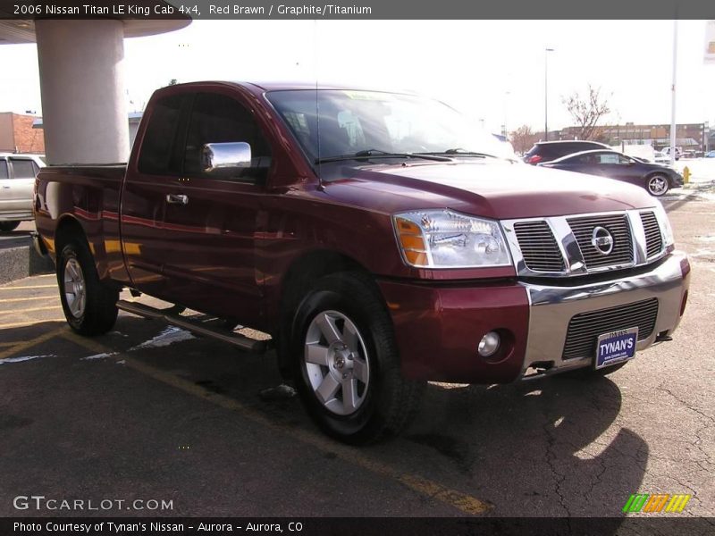 Red Brawn / Graphite/Titanium 2006 Nissan Titan LE King Cab 4x4