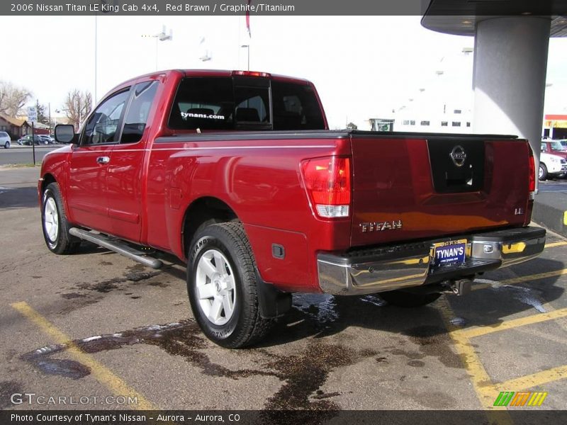 Red Brawn / Graphite/Titanium 2006 Nissan Titan LE King Cab 4x4