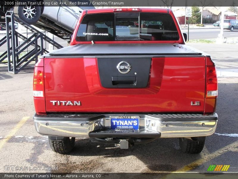 Red Brawn / Graphite/Titanium 2006 Nissan Titan LE King Cab 4x4