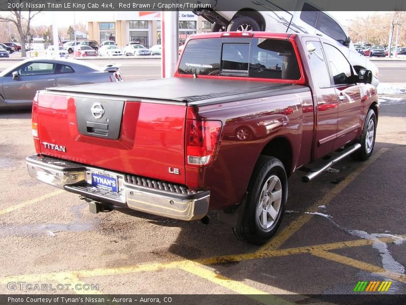 Red Brawn / Graphite/Titanium 2006 Nissan Titan LE King Cab 4x4
