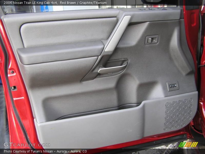 Red Brawn / Graphite/Titanium 2006 Nissan Titan LE King Cab 4x4