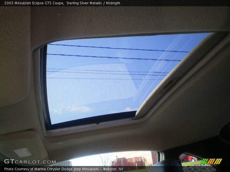 Sterling Silver Metallic / Midnight 2003 Mitsubishi Eclipse GTS Coupe