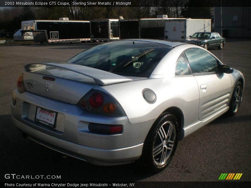 Sterling Silver Metallic / Midnight 2003 Mitsubishi Eclipse GTS Coupe
