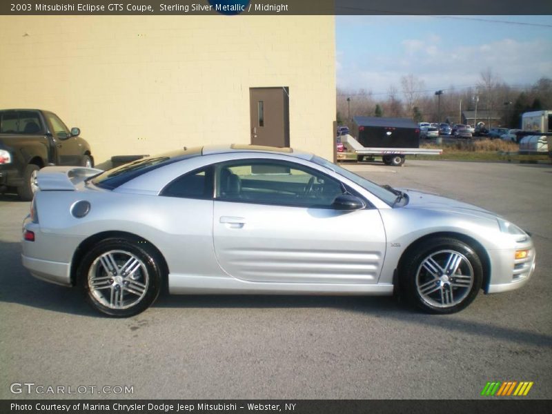 Sterling Silver Metallic / Midnight 2003 Mitsubishi Eclipse GTS Coupe