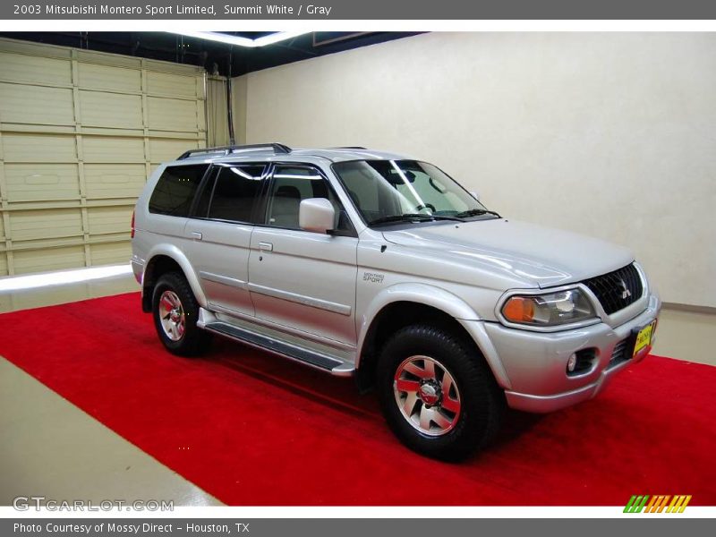 Summit White / Gray 2003 Mitsubishi Montero Sport Limited