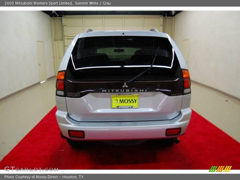 Summit White / Gray 2003 Mitsubishi Montero Sport Limited