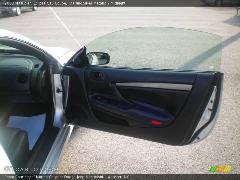 Sterling Silver Metallic / Midnight 2003 Mitsubishi Eclipse GTS Coupe