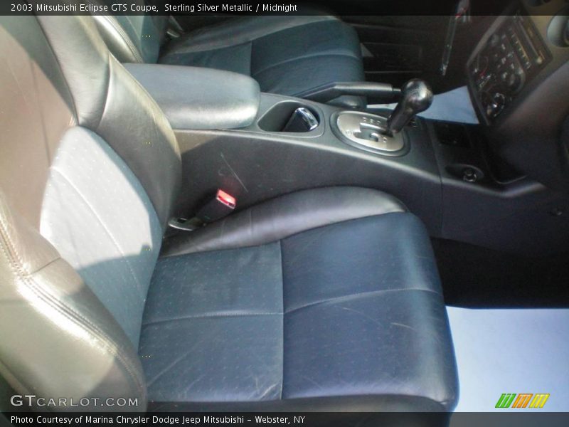 Sterling Silver Metallic / Midnight 2003 Mitsubishi Eclipse GTS Coupe