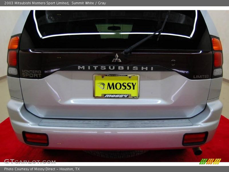 Summit White / Gray 2003 Mitsubishi Montero Sport Limited