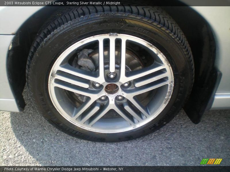 Sterling Silver Metallic / Midnight 2003 Mitsubishi Eclipse GTS Coupe