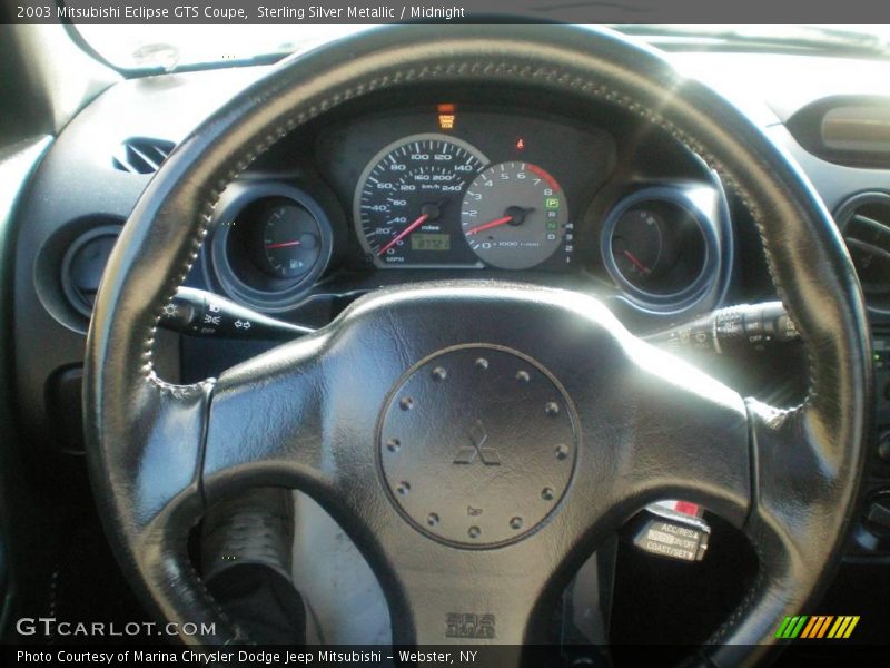 Sterling Silver Metallic / Midnight 2003 Mitsubishi Eclipse GTS Coupe