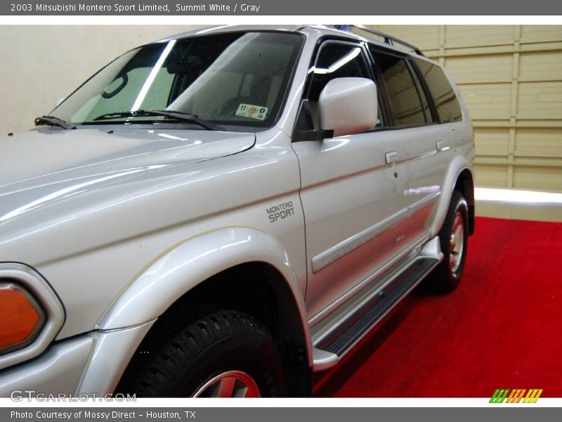 Summit White / Gray 2003 Mitsubishi Montero Sport Limited