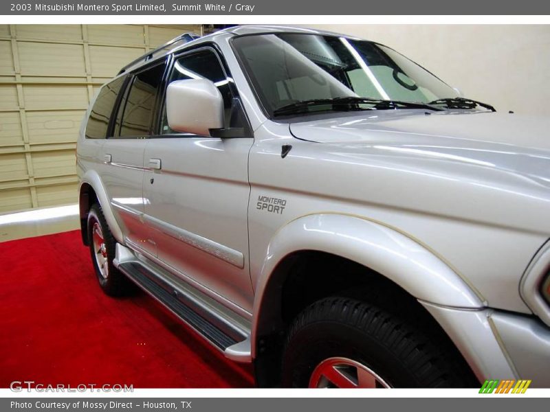 Summit White / Gray 2003 Mitsubishi Montero Sport Limited
