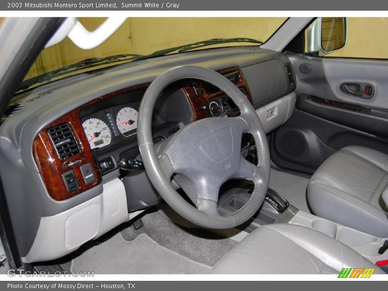 Summit White / Gray 2003 Mitsubishi Montero Sport Limited