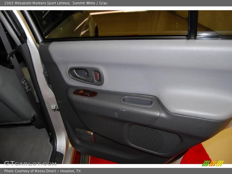 Summit White / Gray 2003 Mitsubishi Montero Sport Limited