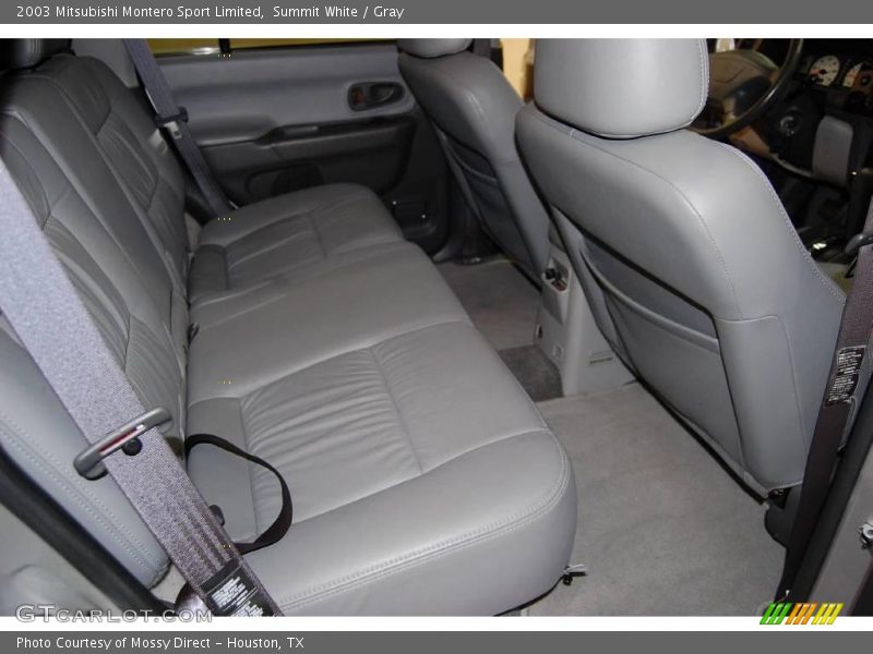 Summit White / Gray 2003 Mitsubishi Montero Sport Limited
