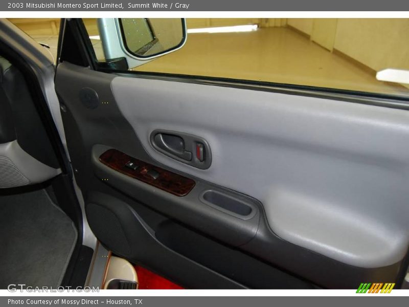 Summit White / Gray 2003 Mitsubishi Montero Sport Limited