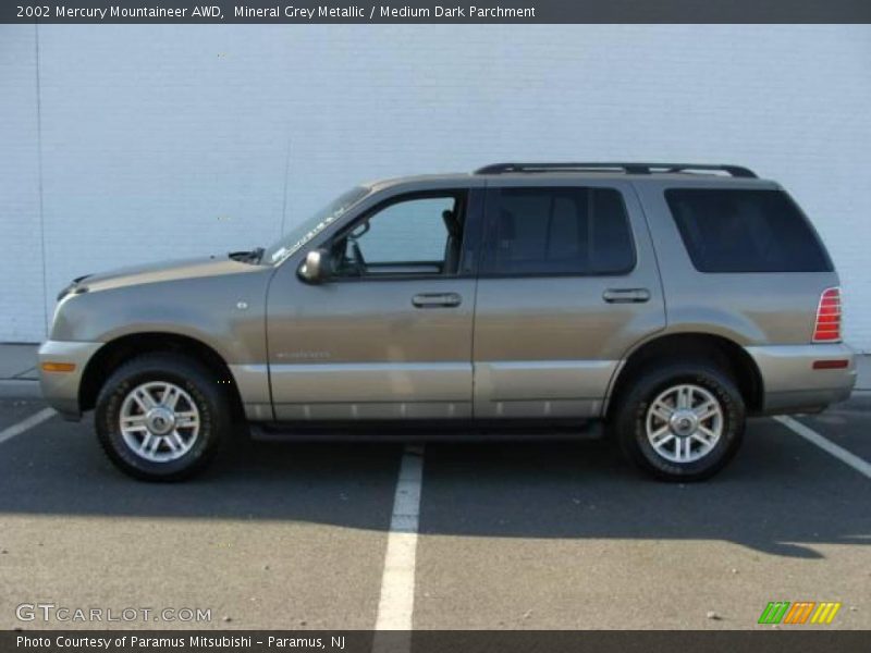 Mineral Grey Metallic / Medium Dark Parchment 2002 Mercury Mountaineer AWD