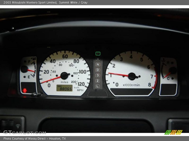 Summit White / Gray 2003 Mitsubishi Montero Sport Limited