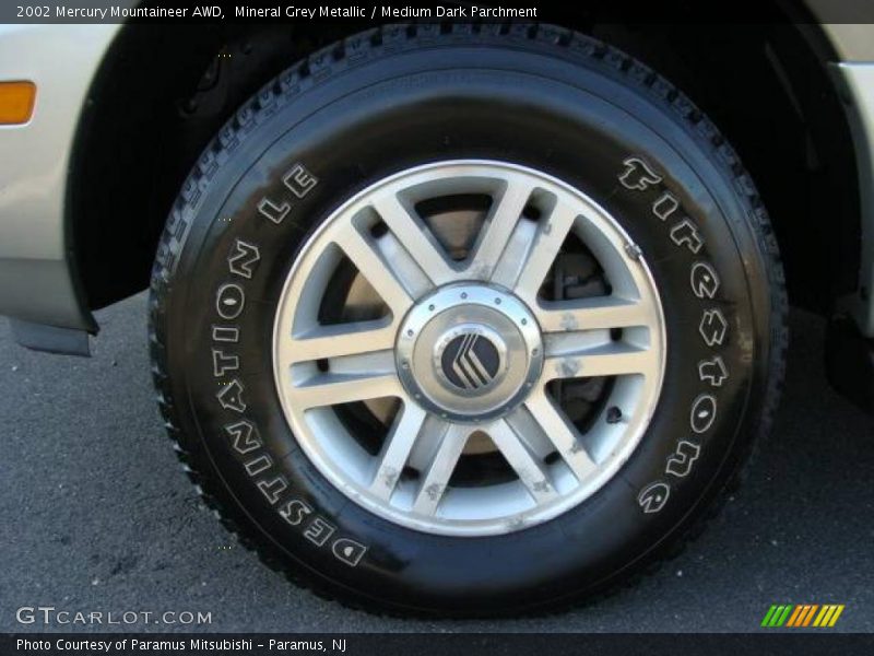 Mineral Grey Metallic / Medium Dark Parchment 2002 Mercury Mountaineer AWD