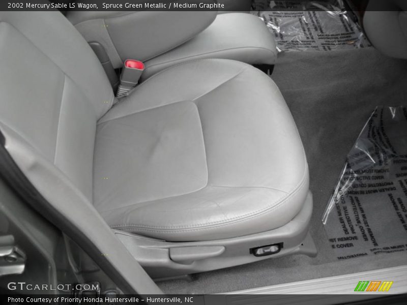 Spruce Green Metallic / Medium Graphite 2002 Mercury Sable LS Wagon
