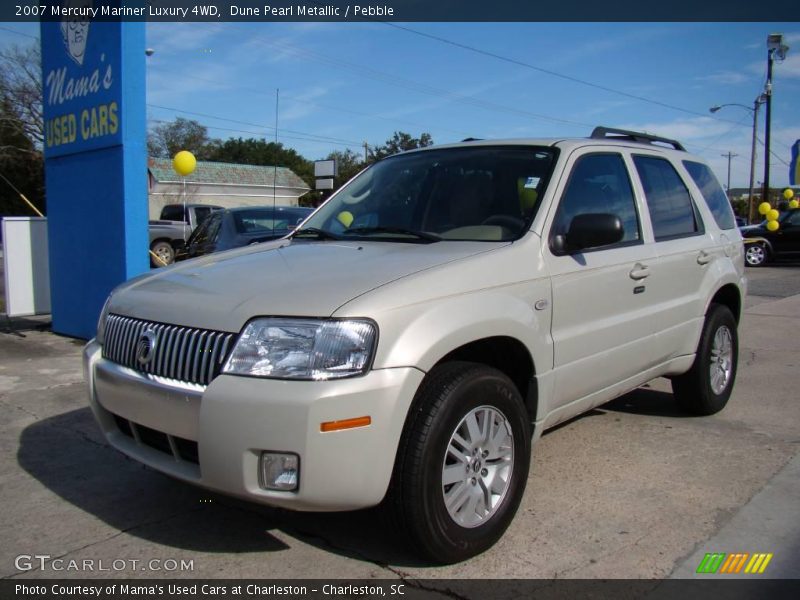 Dune Pearl Metallic / Pebble 2007 Mercury Mariner Luxury 4WD
