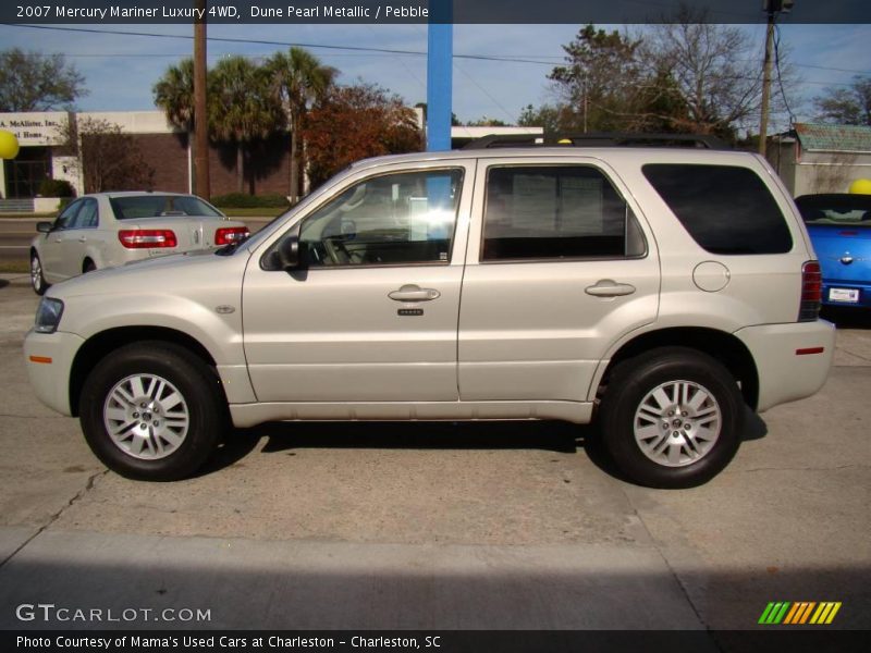 Dune Pearl Metallic / Pebble 2007 Mercury Mariner Luxury 4WD