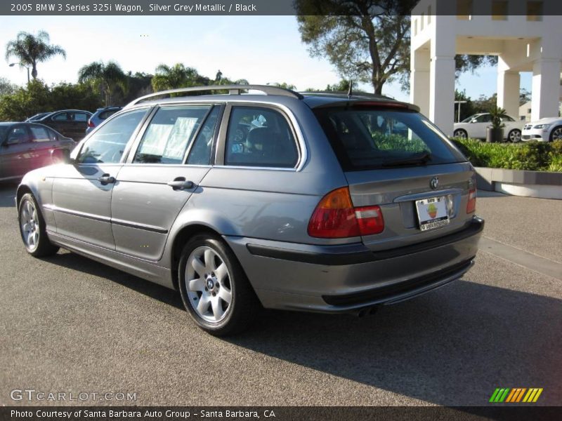 Silver Grey Metallic / Black 2005 BMW 3 Series 325i Wagon