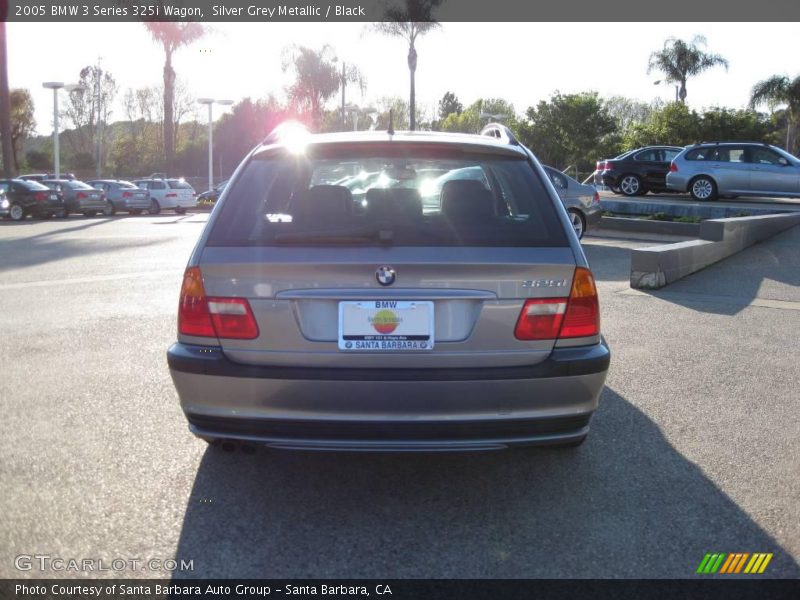 Silver Grey Metallic / Black 2005 BMW 3 Series 325i Wagon
