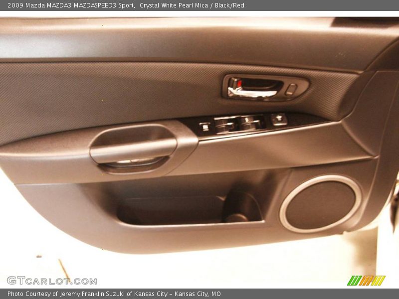 Crystal White Pearl Mica / Black/Red 2009 Mazda MAZDA3 MAZDASPEED3 Sport