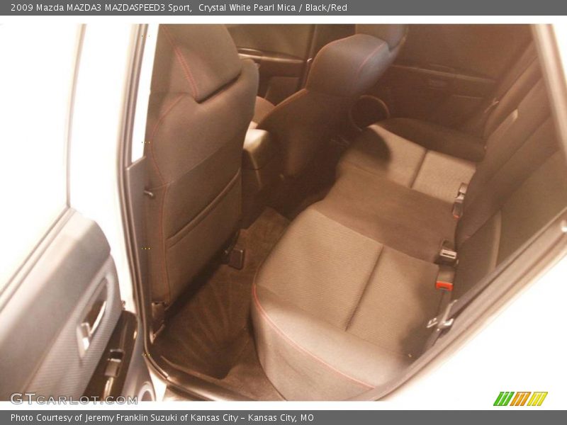 Crystal White Pearl Mica / Black/Red 2009 Mazda MAZDA3 MAZDASPEED3 Sport