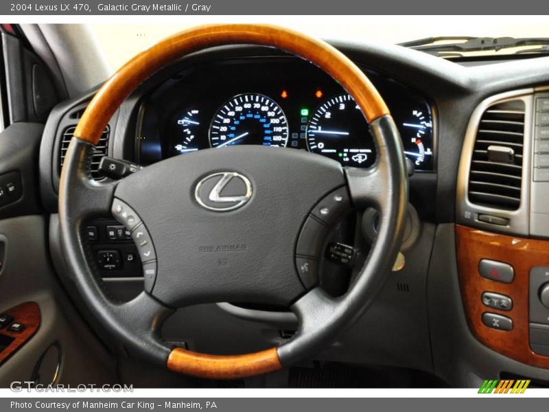 Galactic Gray Metallic / Gray 2004 Lexus LX 470