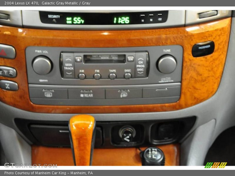 Galactic Gray Metallic / Gray 2004 Lexus LX 470