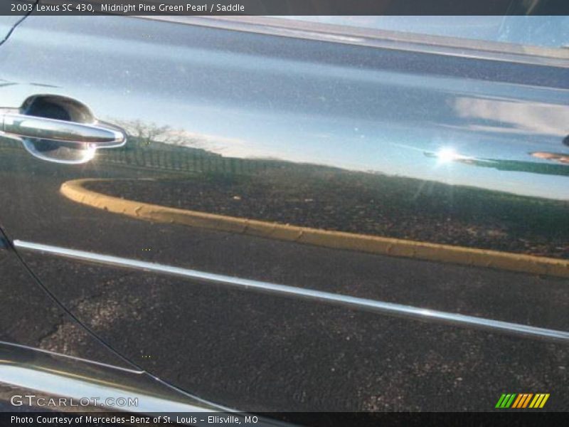 Midnight Pine Green Pearl / Saddle 2003 Lexus SC 430