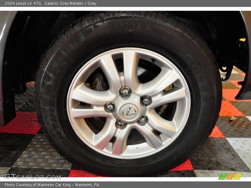 Galactic Gray Metallic / Gray 2004 Lexus LX 470