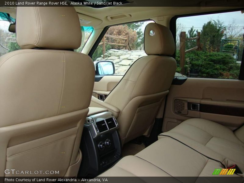 Alaska White / Sand/Jet Black 2010 Land Rover Range Rover HSE