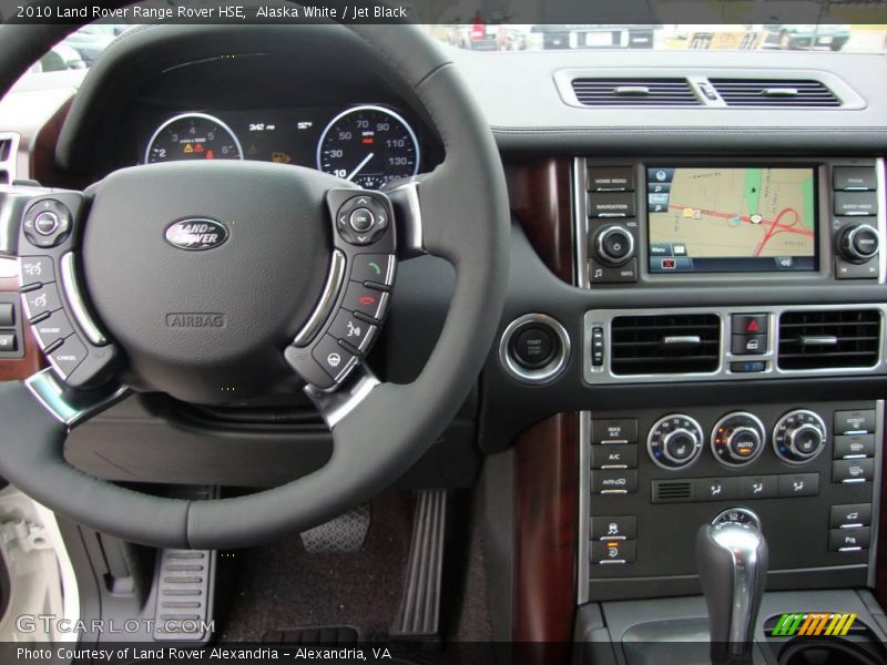 Alaska White / Jet Black 2010 Land Rover Range Rover HSE